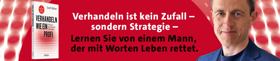 Verhandeln ist kein Zufall, sondern Strategie